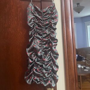 Urban Outfitters Rose Patterned Mini Dress